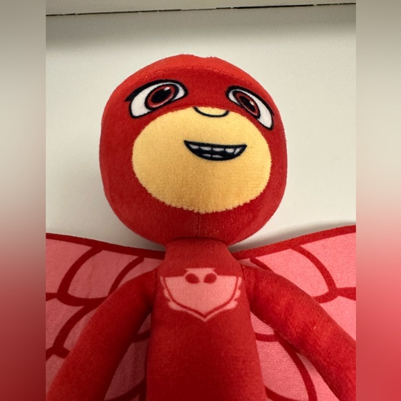 PJ Masks Owlette Plush Stuffed Animal Red Nickelodeon Toy - Picture 3 of 9